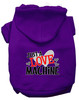Love Machine Screen Print Dog Hoodie