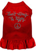Be Hippy Screen Print Dog Dress