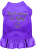 Be Hippy Screen Print Dog Dress