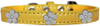 Silver Flower Widget Croc Dog Collar Size