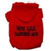 It's All About Me Screen Print Pet Hoodies Size