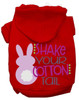 Shake Your Cotton Tail Screen Print Dog Hoodie