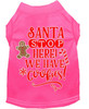Santa, We Have Cookies Screen Print Dog Shirt