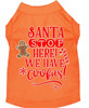 Santa, We Have Cookies Screen Print Dog Shirt