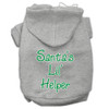 Santa's Lil' Helper Screen Print Pet Hoodies Size