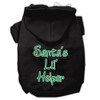 Santa's Lil' Helper Screen Print Pet Hoodies Size