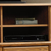 Sauder Orchard Hills Corner Entertainment Credenza, For TV's up to 50", Carolina Oak finish