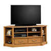 Sauder Orchard Hills Corner Entertainment Credenza, For TV's up to 50", Carolina Oak finish