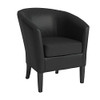 Linon Home Dcor Linon Home Decor Simon Club Chair, 33" x 28.25" x 25.5", Black