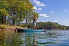 Perception Kayaks Crank 10 | Sit on Top Pedal Kayak | Adjustable Lawn Chair Seat | 10' | Grasshopper (9351800177)