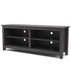 Gibson Living Mission 58 Inch Wood TV Console in Charcoal Gibson Living Mission 58 Inch Wood TV Console in Charcoal