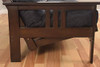 Kodiak Furniture Monterey Queen Futon Set in Espresso Finish, Suede Black