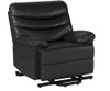 Merax Power Recliner and Lift Chair in Black PU Leather Lift Recliner Chair, Heavy Duty Steel Reclining Mechanism