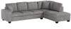 Homelegance Emilio 110" x 78" Fabric Sectional Sofa, Taupe