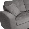 Homelegance Emilio 110" x 78" Fabric Sectional Sofa, Taupe