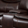 Homelegance 118" Manual Reclining Sectional Sofa, Black