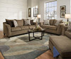 Lane Home Furnishings 6485-03 Albany Truffle Sofa, Truffle