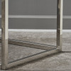 Christopher Knight Home Callia Industrial Mirrored Side Table, Clear / Natural