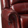 Cambridge Telluride Leather Reclining Loveseat, Brown