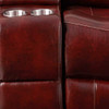 Cambridge Telluride Leather Reclining Loveseat, Brown