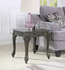 Roundhill Furniture 3 Piece Wood Coffee & End Table Set, Gray