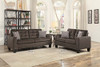 Homelegance Lantana 72" Fabric Sofa, Brown