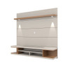 Manhattan Comfort Utopia Entertainment Center, Off-White/Maple Cream