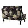 Riverbay Furniture Midnight Floral Settee