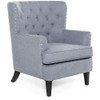 Best Choice Products Polyester Tufted Modern Wingback Accent Chair Furniture for Home, Living Room, Office w/Nailhead Trim, Espresso-Finished Wood Legs, Blue Gray Best Choice Products Polyester Tufted Modern Wingback Accent Chair Furniture for Home, Living Room, Office w/Nailhead Trim, Espresso-Finished Wood Legs, Blue Gray