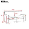 Grey Sectional Sofas Living Room Sofa Sets 2 Piece Sofa and Loveseat Set