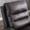 Power Lift Recliner Chair for Elderly - Bonzy Home Reclining Chair with Remote Control, Electric Lift Recliner Chair for Living Room Vintage Style with Metal Rivets Décor (Grey)