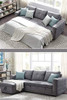 Reversible Sleeper Sectional Sofa -91" Reversible Sleeper Sectional Sofa Nailhead with Storage for Living Room Futon Sofa Bed Couches