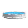 Intex 26710EH 12ft x 30in Prism Metal Frame Above Ground Swimming Pool with Easy Set-Up and fits up to 6 People (Filter Pump Not Incuded)