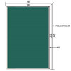 Happybuy Pool Safety Cover 16x32ft Rectangle Inground Safety Pool Cover Green Mesh Solid Pool Safety Cover for Swimming Pool Winter Safety Cover