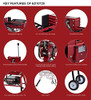 Boss Industrial ED10T20 Industrial Electric Log Splitter, 10-Ton