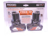 Ridgid 12-Volt 4.0 Ah Hyper Lithium-Ion Battery (2-Pack)