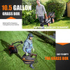 TACKLIFE Lawn Mower, 14-Inch, 10 Amp Electric Lawn Mower, 6 Central Adjustable Heights (0.98''-2.95''), 3 Adjustable Handle Length, Easy Control, Tool-Free Installation, 10.5Gal Grass Box â€?KALM12A