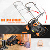 TACKLIFE Lawn Mower, 14-Inch, 10 Amp Electric Lawn Mower, 6 Central Adjustable Heights (0.98''-2.95''), 3 Adjustable Handle Length, Easy Control, Tool-Free Installation, 10.5Gal Grass Box â€?KALM12A