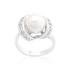 Single Pearl Cocktail Ring
