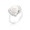 Single Pearl Cocktail Ring
