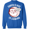 Santa is Coming Cumming Ugly Christmas Sweater Adult Humor