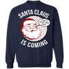 Santa is Coming Cumming Ugly Christmas Sweater Adult Humor