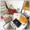 2020 Luxury Bamboo Handle Women Handbag Crocodile PU Leather Envelop Shoulder Bags Crossbody Purses Bolsas