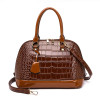 Women Luxury Alma Crocodile Bag Top Handle Handbag