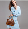 Women Luxury Alma Crocodile Bag Top Handle Handbag