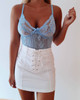Sheer Lace Transparent Mesh Bodysuit
