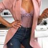 Sheer Lace Transparent Mesh Bodysuit