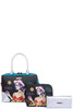 Nikky By Nicole Lee 3in1 Love Your Look Print Satchel Cross Body And Wallet Set