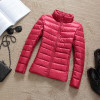 Winter Women Ultralight Thin Down Jacket 90% White Duck Down Hooded Jackets Long Sleeve Warm Coat Parka Female Portable Outwear