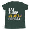 Eat, Sleep, Jiu Jitsu, Repeat - Youth Short Sleeve T-Shirt